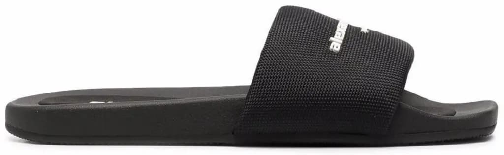 Dép Alexander Wang Aw Pool Slide In Nylon 'Black' 30221S059001 Dép Alexander Wang Aw Pool Slide In Nylon 'Black' 30221S059001