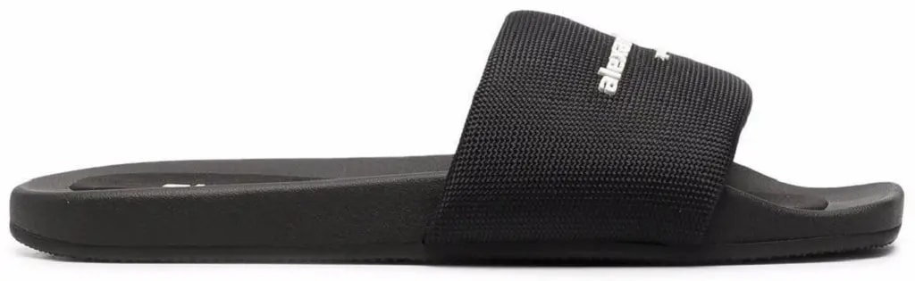 Dép Alexander Wang Aw Pool Slide In Nylon 'Black' 30221S059001 — kich-thuoc: 37 Dép Alexander Wang Aw Pool Slide In Nylon 'Black' 30221S059001 — kich-thuoc: 37