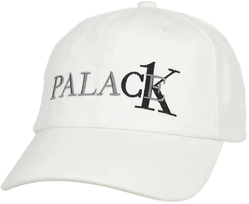 Mũ Palace x CK1 6-Panel Classic 'White' — kich-thuoc: 1-size Mũ Palace x CK1 6-Panel Classic 'White' — kich-thuoc: 1-size