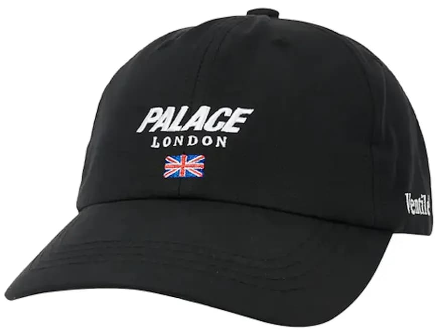 Mũ Palace London Ventile 6-Panel 'Black' Mũ Palace London Ventile 6-Panel 'Black'