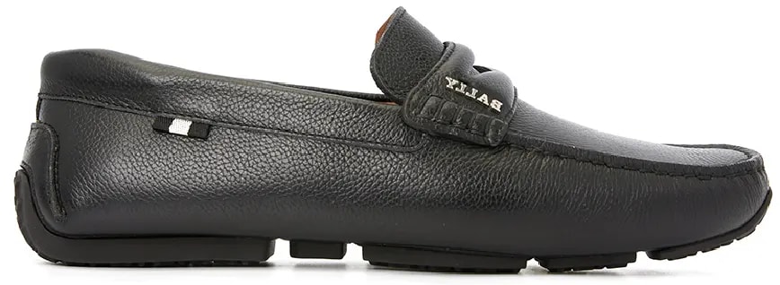 Giày Bally Pablon Pebbled Leather Loafers 'Black' PAVEL-300 — kich-thuoc: lien-he-order Giày Bally Pablon Pebbled Leather Loafers 'Black' PAVEL-300 — kich-thuoc: lien-he-order