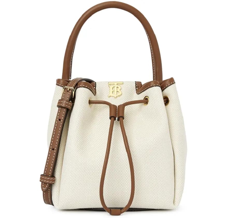 Túi Burberry Monogram Bucket 'Ivory' 8052459 Túi Burberry Monogram Bucket 'Ivory' 8052459