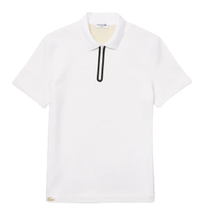 Áo Lacoste Men's Zippered Collar Regular Fit Reversible Piqué Polo PH1841-BRJ — kich-thuoc: M Áo Lacoste Men's Zippered Collar Regular Fit Reversible Piqué Polo PH1841-BRJ — kich-thuoc: M