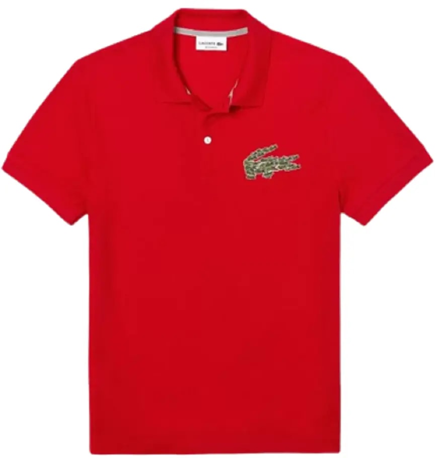 Áo Lacoste Cotton Pique Polo Shirt Red PH8571240 — kich-thuoc: XL Áo Lacoste Cotton Pique Polo Shirt Red PH8571240 — kich-thuoc: XL