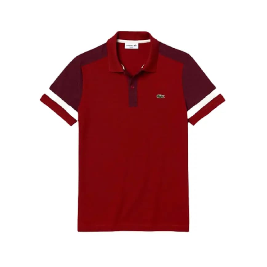 Áo Lacoste Polo Slim fit Stretch Pique Bordeaux PH8743-51-1EJ Áo Lacoste Polo Slim fit Stretch Pique Bordeaux PH8743-51-1EJ