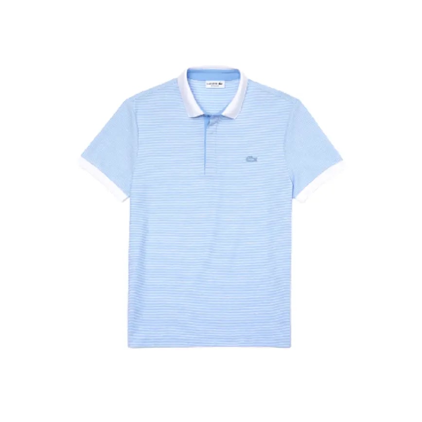 Áo Lacoste Linen Blend Striped Polo Blue PH9729-51G — kich-thuoc: M Áo Lacoste Linen Blend Striped Polo Blue PH9729-51G — kich-thuoc: M