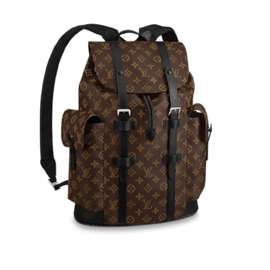 Balo Louis Vuitton Christopher Backpack Monogram Macassar M43735 Balo Louis Vuitton Christopher Backpack Monogram Macassar M43735