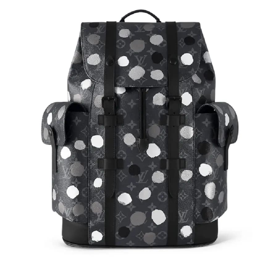 Balo Louis Vuitton x YK Christopher MM Backpack 'Black Silver' M46403 Balo Louis Vuitton x YK Christopher MM Backpack 'Black Silver' M46403