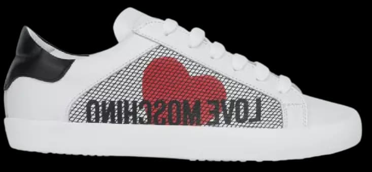 Giày Love Moschino Free Love Nappa 'White' JA15422G1EIA710A Giày Love Moschino Free Love Nappa 'White' JA15422G1EIA710A