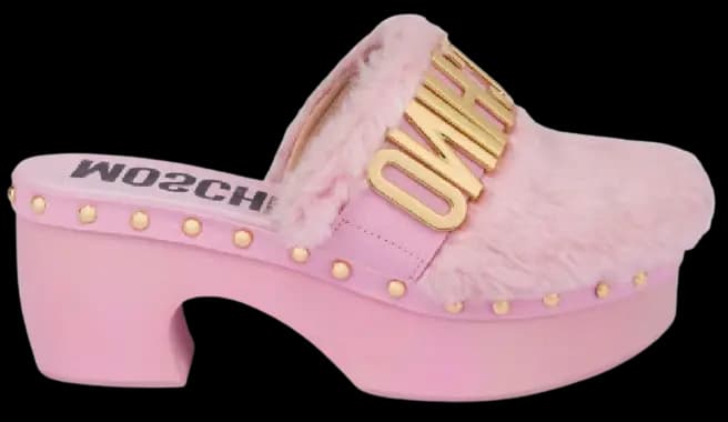 Giày Moschino Soft Lettering Logo Fabric 'Pink' MA10297Z0EM60600 Giày Moschino Soft Lettering Logo Fabric 'Pink' MA10297Z0EM60600