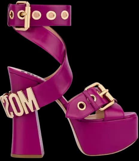Giày Cao Gót Moschino Belt Platform 'Purple' MA1603EC1EMF0653 Giày Cao Gót Moschino Belt Platform 'Purple' MA1603EC1EMF0653