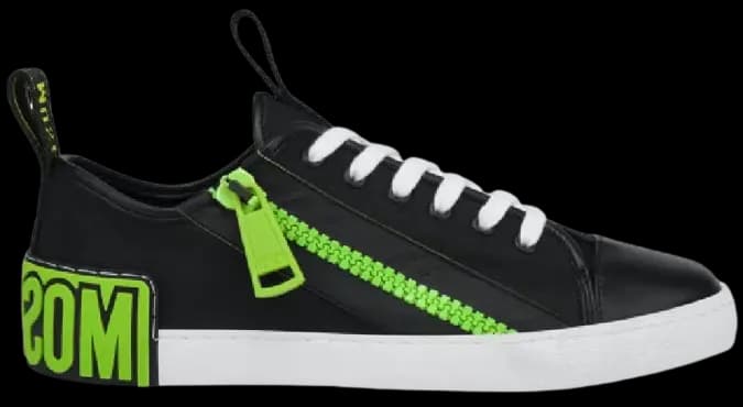 Giày Moschino Recycle 'Black Green' MB15462G1EG3100B Giày Moschino Recycle 'Black Green' MB15462G1EG3100B