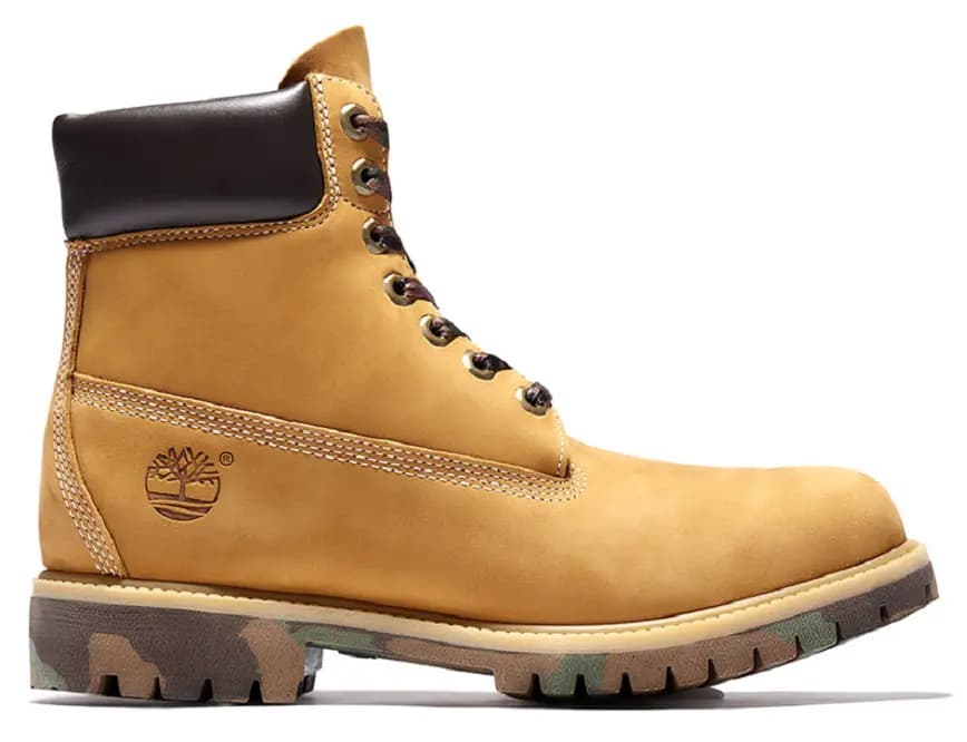 Giày Timberland Mens 6 inch Camo Pattern Mix Boots Whit Brown TB06717B2311 Giày Timberland Mens 6 inch Camo Pattern Mix Boots Whit Brown TB06717B2311
