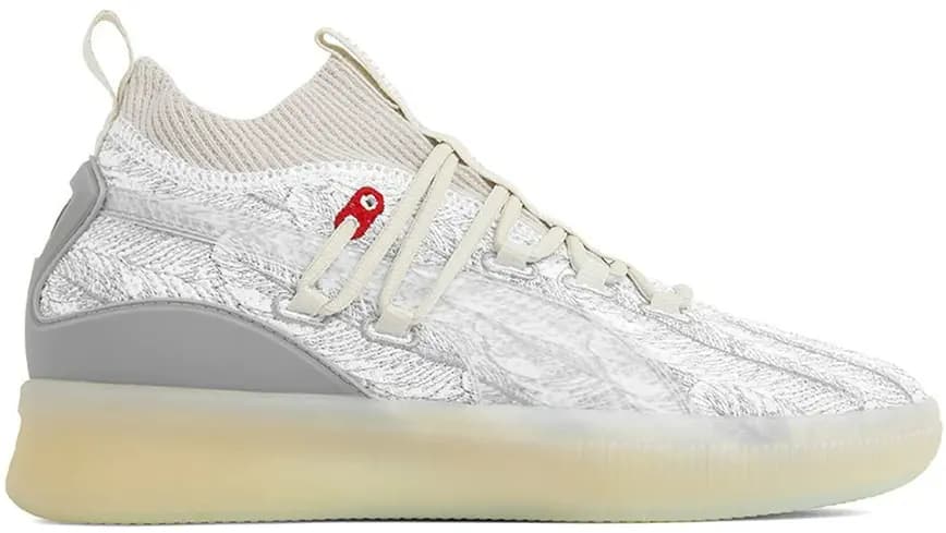 Giày Puma Clyde Court Peace On Earth 'White Gray' 191896-01 Giày Puma Clyde Court Peace On Earth 'White Gray' 191896-01