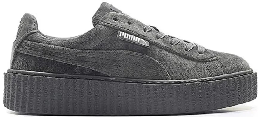 Giày Puma Fenty Rihanna Velvet Creepers 'Grey' 364466-03 — kich-thuoc: 40 Giày Puma Fenty Rihanna Velvet Creepers 'Grey' 364466-03 — kich-thuoc: 40