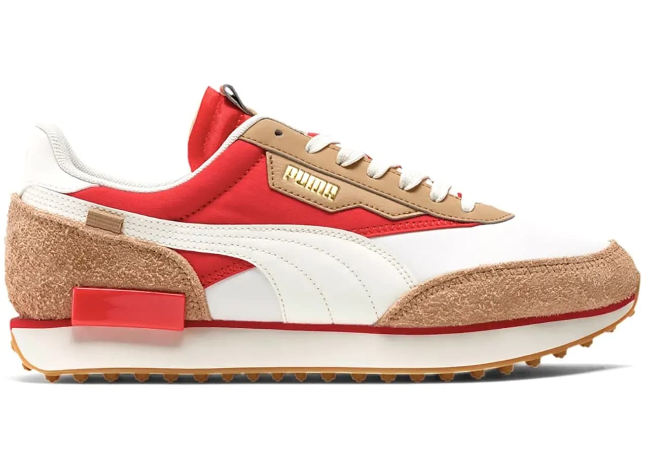 Giày Puma Future Rider Game On 'White Pebble Red' 371320-02 Giày Puma Future Rider Game On 'White Pebble Red' 371320-02