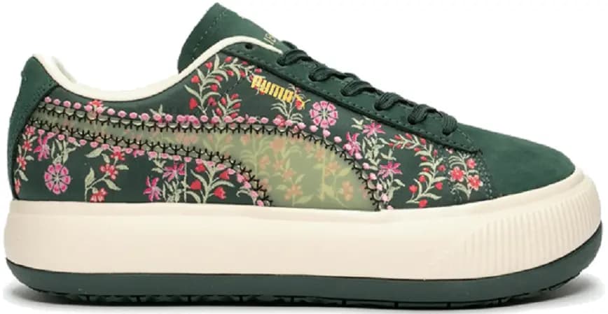 Giày Puma Suede Mayu x Liberty Green 382191-01 Giày Puma Suede Mayu x Liberty Green 382191-01