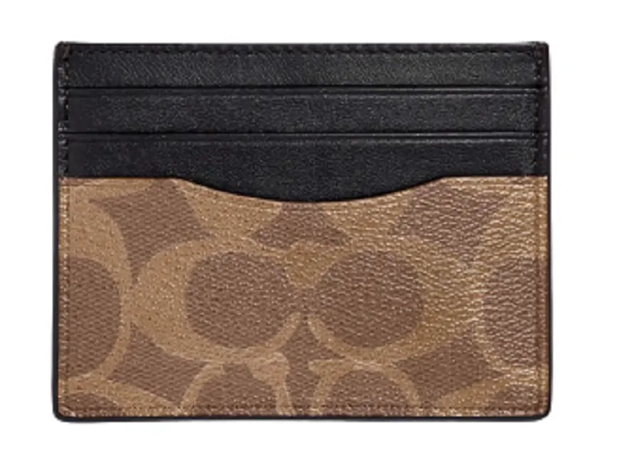 Ví Coach Slim ID Card Case In Signature Canvas Tan 5VP81ET96Y Ví Coach Slim ID Card Case In Signature Canvas Tan 5VP81ET96Y