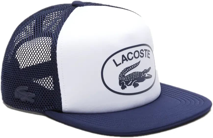 Mũ Lacoste Neoprene Mesh 'White Blue' RK0236-53G-525 Mũ Lacoste Neoprene Mesh 'White Blue' RK0236-53G-525