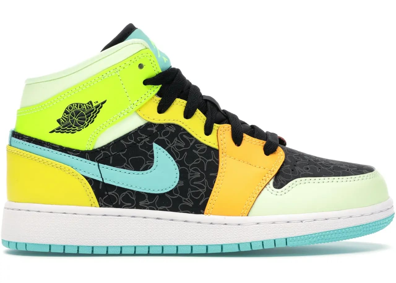 Giày Nike Air Jordan 1 Mid SE 'Aurora Green' BQ6931-037 Giày Nike Air Jordan 1 Mid SE 'Aurora Green' BQ6931-037