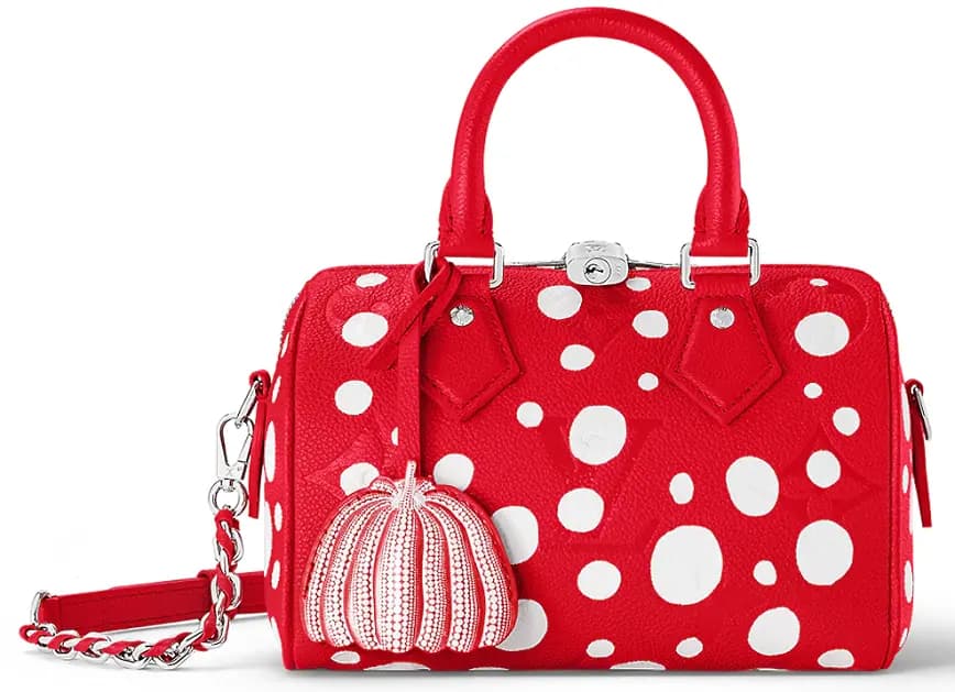 Túi Louis Vuitton x YK Speedy Bandoulière 20 Bag 'Red White' M46411 Túi Louis Vuitton x YK Speedy Bandoulière 20 Bag 'Red White' M46411