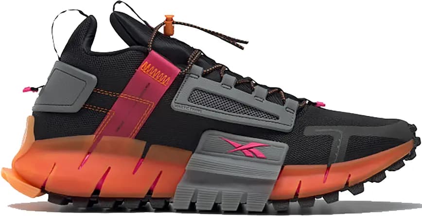 Giày Reebok Zig Kinetica Edge 'Black Pink Orange' FU8182 Giày Reebok Zig Kinetica Edge 'Black Pink Orange' FU8182