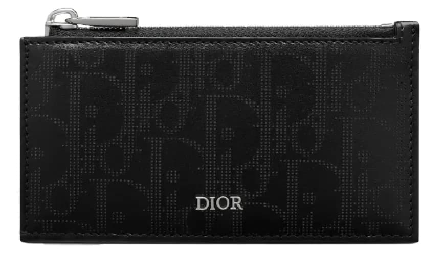 Ví Dior Zipped Card Holder 'Black Dior' 2ESBC250VPD-H03E Ví Dior Zipped Card Holder 'Black Dior' 2ESBC250VPD-H03E