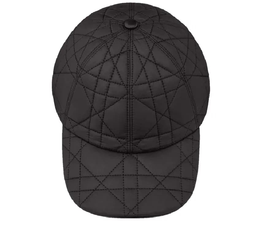 Mũ Dior D-Player Cannage Cap 'Black Quilted' 25PCA922A153-C900 Mũ Dior D-Player Cannage Cap 'Black Quilted' 25PCA922A153-C900