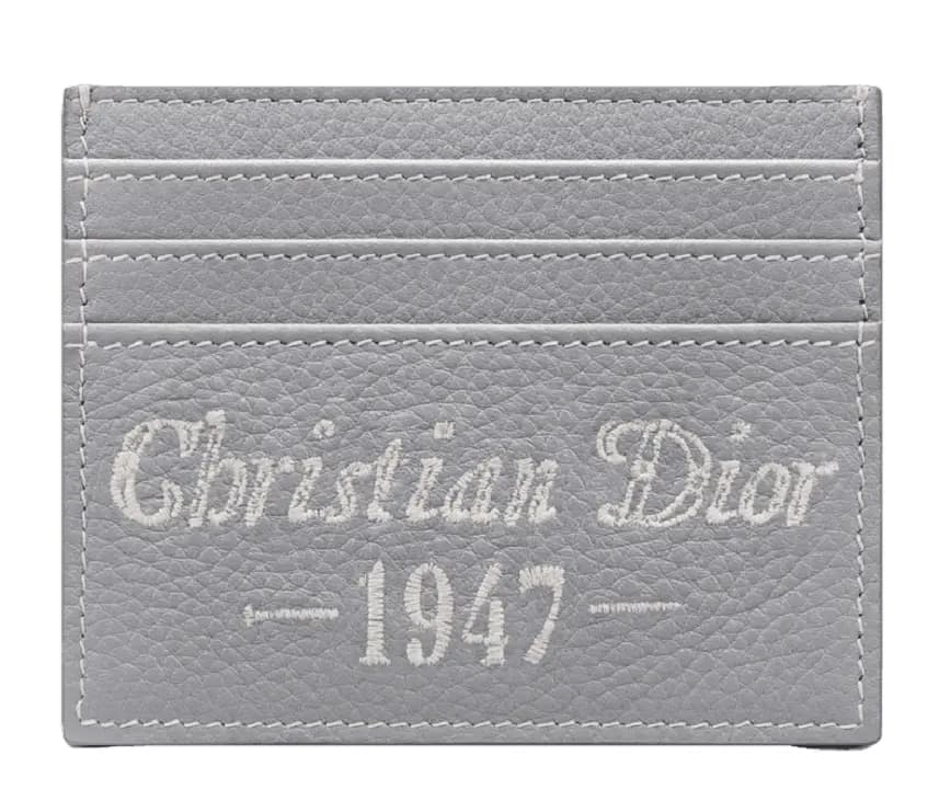 Ví Dior Card Holder 'Gray CD 1947' 2ESCH135NFS-H62Q Ví Dior Card Holder 'Gray CD 1947' 2ESCH135NFS-H62Q