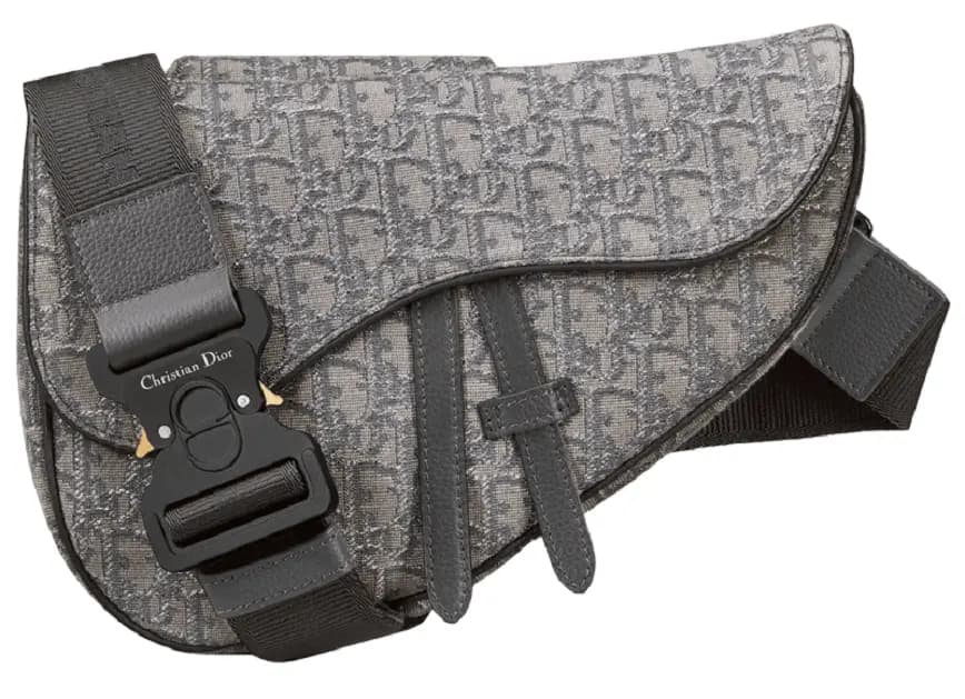 Túi Dior Saddle Bag 'Ruthenium Dior' 1ADPO093DOS-H30Q Túi Dior Saddle Bag 'Ruthenium Dior' 1ADPO093DOS-H30Q