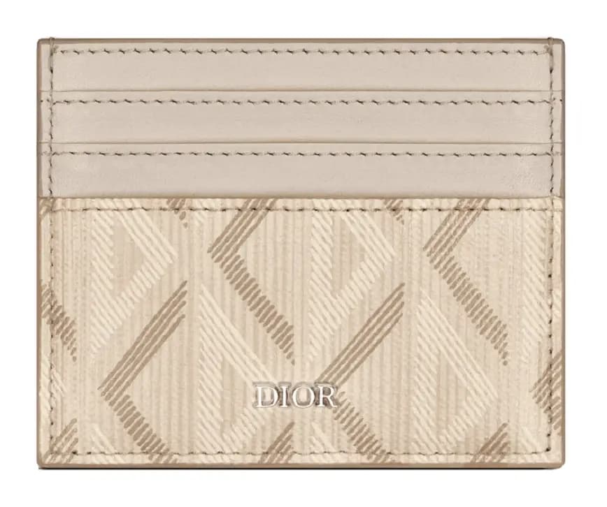 Ví Dior Card Holder 'Natural CD' 2ESCH135DCO-H110 Ví Dior Card Holder 'Natural CD' 2ESCH135DCO-H110
