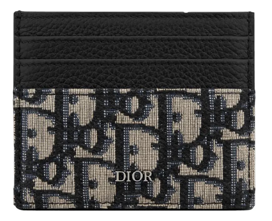 Ví Dior Card Holder 'Beige and Black Dior Oblique' 2ESCH135YSE-H05E Ví Dior Card Holder 'Beige and Black Dior Oblique' 2ESCH135YSE-H05E