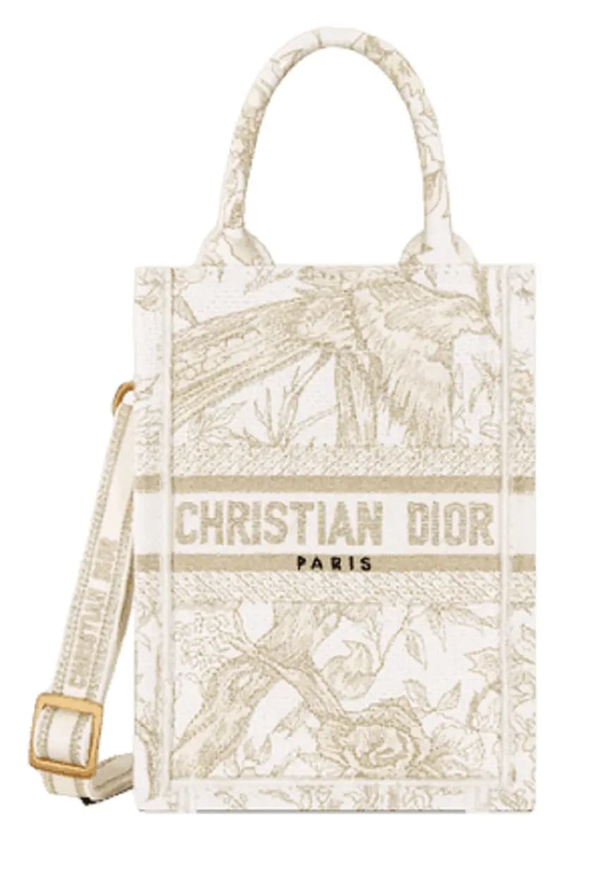 Túi Dior Book Tote Phone Bag Mini 'Gold-Tone Metallic' S5555CRZF-M981 Túi Dior Book Tote Phone Bag Mini 'Gold-Tone Metallic' S5555CRZF-M981