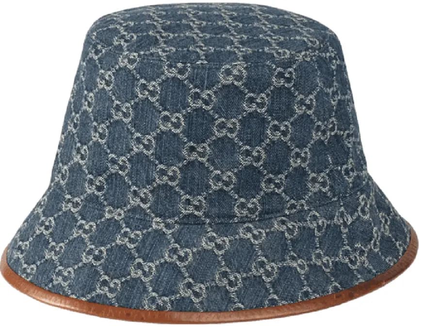 Mũ Gucci GG Canvas Bucket 'Blue' 576371-4HAC3-4264 Mũ Gucci GG Canvas Bucket 'Blue' 576371-4HAC3-4264
