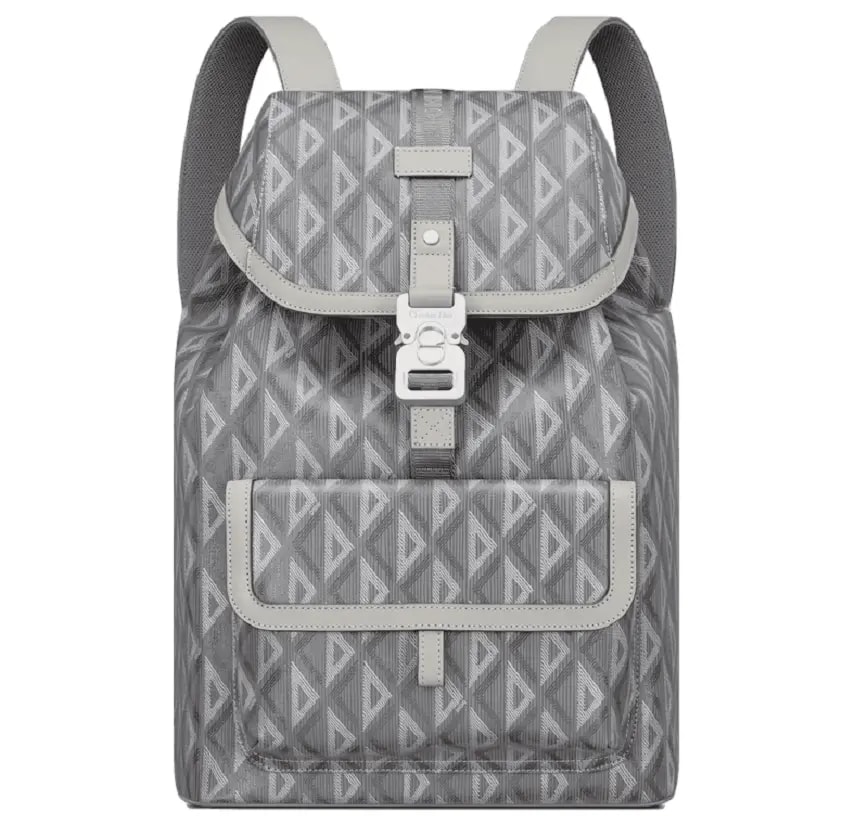 Túi Dior Hit The Road Backpack 'Gray CD Diamond' 1ESBA021CDP-H42E — kich-thuoc: 38-x-45-x-19-cm Túi Dior Hit The Road Backpack 'Gray CD Diamond' 1ESBA021CDP-H42E — kich-thuoc: 38-x-45-x-19-cm