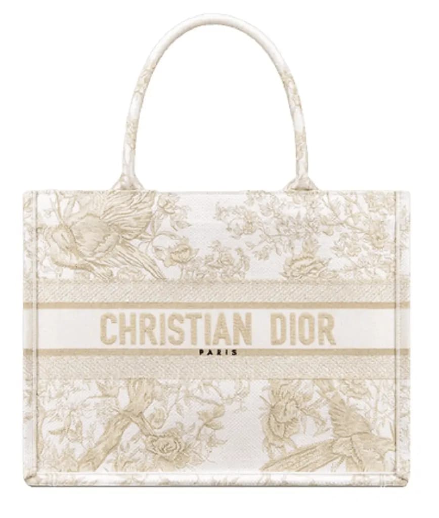 Túi Dior Book Tote Medium 'Jardin Gold-Tone Metallic' M1296ZRZF-M981 Túi Dior Book Tote Medium 'Jardin Gold-Tone Metallic' M1296ZRZF-M981