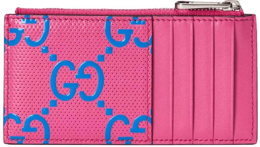 Ví Gucci GG Embossed Zip Card Case 'Fuchsia' 725550-AABCZ-5745 — kich-thuoc: 14cm-x-7-5cm Ví Gucci GG Embossed Zip Card Case 'Fuchsia' 725550-AABCZ-5745 — kich-thuoc: 14cm-x-7-5cm