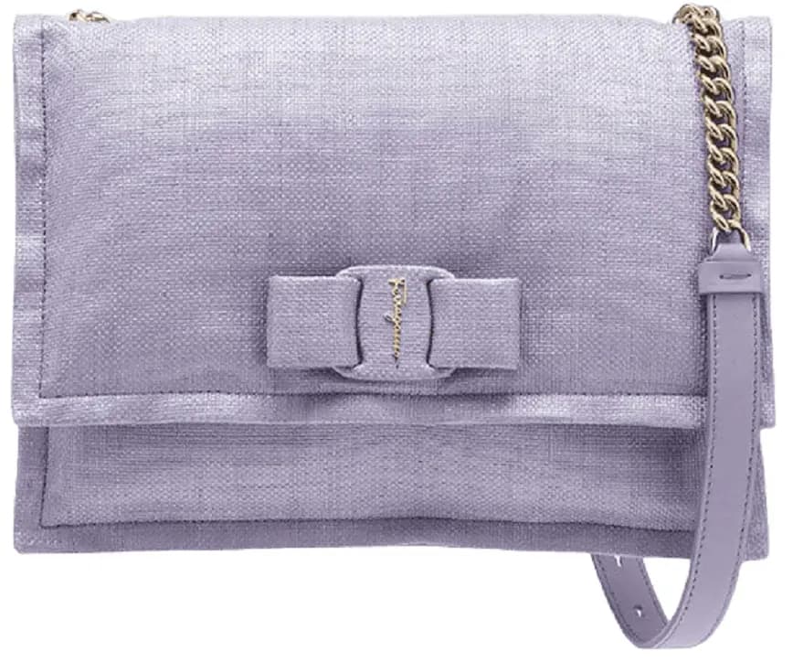 Túi Salvatore Ferragamo Ladies Poppy Viva Bow 'Spring Crocus' 210363-745129 Túi Salvatore Ferragamo Ladies Poppy Viva Bow 'Spring Crocus' 210363-745129