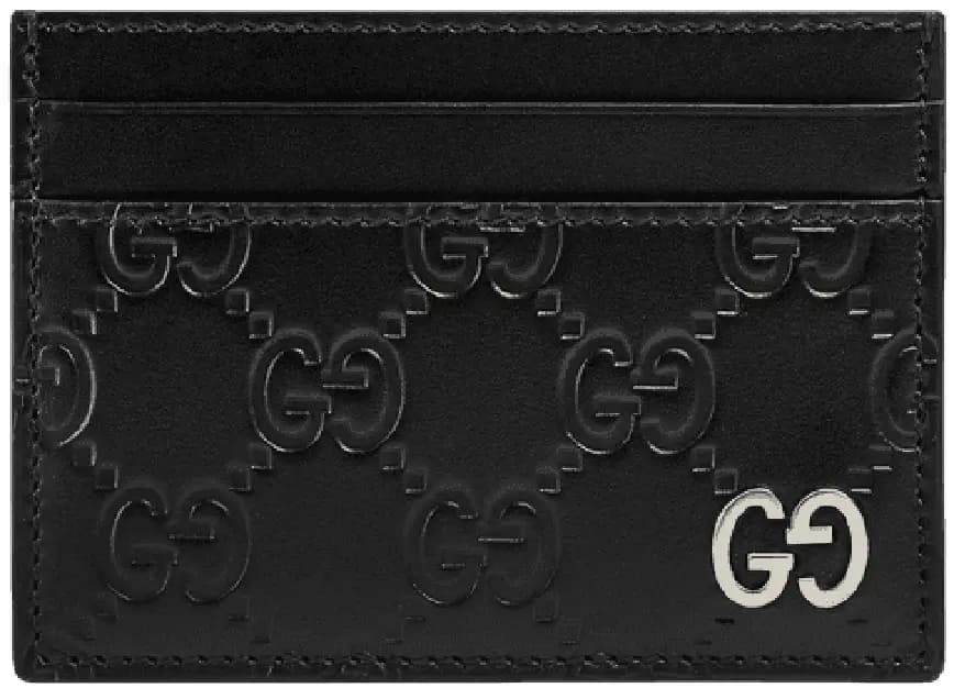 Ví Gucci Signature Card Case 'Black' 473927-CWC1N-1000 Ví Gucci Signature Card Case 'Black' 473927-CWC1N-1000