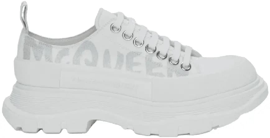 Giày Alexander Mc.Queen Tread Slick 'White Silver' Giày Alexander Mc.Queen Tread Slick 'White Silver'