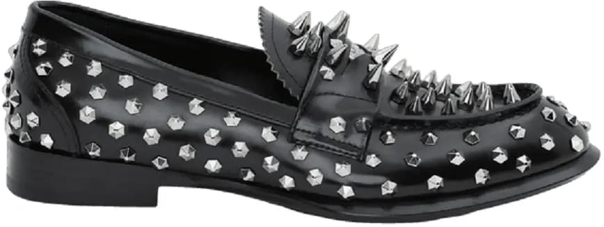 Giày Alexander Mc.Queen Stud Loafer 'Silver Black' Giày Alexander Mc.Queen Stud Loafer 'Silver Black'