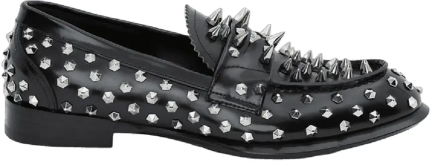Giày Alexander Mc.Queen Stud Loafer 'Silver Black' — kich-thuoc: lien-he-order Giày Alexander Mc.Queen Stud Loafer 'Silver Black' — kich-thuoc: lien-he-order