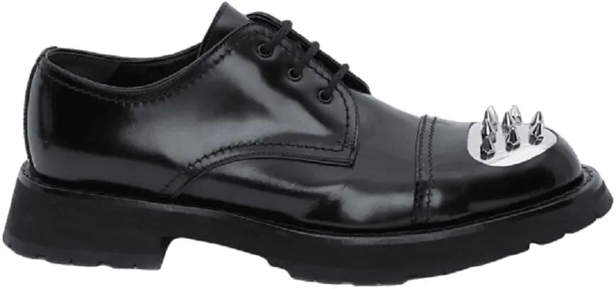 Giày Alexander Mc.Queen Punk Stud Derby 'Black Silver' Giày Alexander Mc.Queen Punk Stud Derby 'Black Silver'