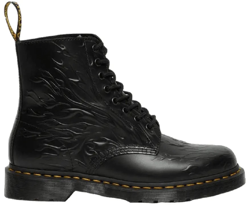 Giày Dr.Martens 1460 FLAMES EMBOSS LEATHER LACE UP 'Black' 27028001 — kich-thuoc: lien-he-order Giày Dr.Martens 1460 FLAMES EMBOSS LEATHER LACE UP 'Black' 27028001 — kich-thuoc: lien-he-order