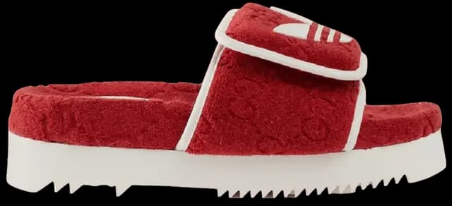 Dép Gucci x Adidas Women's GG Platform 'Red' 702398-UU010-6560 Dép Gucci x Adidas Women's GG Platform 'Red' 702398-UU010-6560