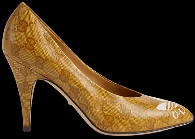 Giày Cao Gót Gucci x Adidas Women's GG pump 'Yellow' 702221-UVS00-7122 Giày Cao Gót Gucci x Adidas Women's GG pump 'Yellow' 702221-UVS00-7122