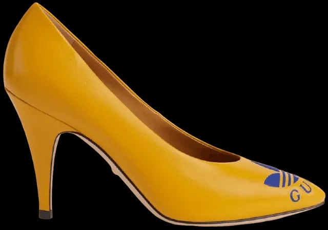 Giày Cao Gót Gucci x Adidas Women's Trefoil Pump 'Yellow' 702213-C9D00-7636 — kich-thuoc: lien-he-order Giày Cao Gót Gucci x Adidas Women's Trefoil Pump 'Yellow' 702213-C9D00-7636 — kich-thuoc: lien-he-order