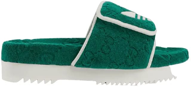 Dép Gucci x Adidas Men's GG platform 'Green' 702412-UU010-3171 Dép Gucci x Adidas Men's GG platform 'Green' 702412-UU010-3171