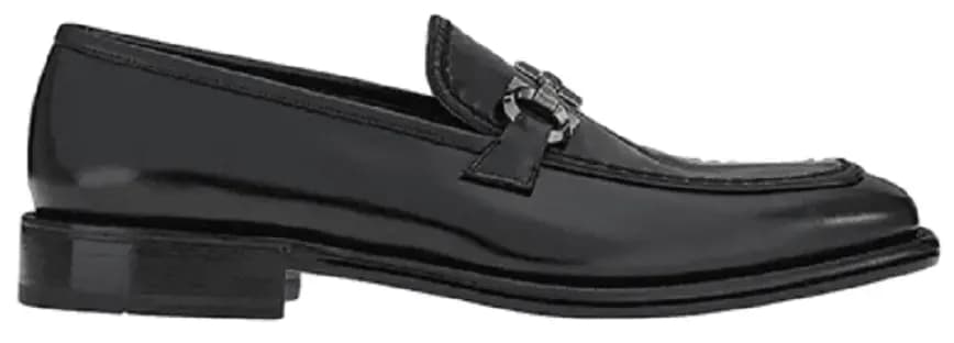 Giày Salvatore Ferragamo Moccasin Gancini 'Black' 020576-750861 Giày Salvatore Ferragamo Moccasin Gancini 'Black' 020576-750861