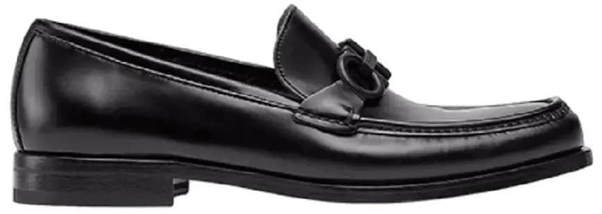Giày Salvatore Ferragamo Moccasin Gancini 'Black' 02C506-732384 Giày Salvatore Ferragamo Moccasin Gancini 'Black' 02C506-732384